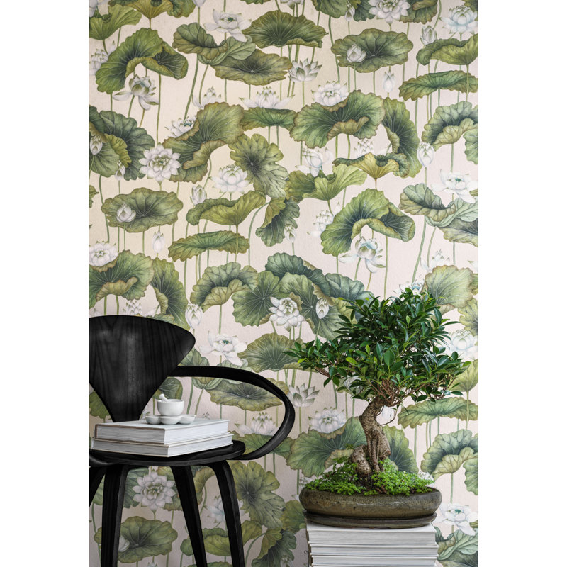 Lily Lotus, Orange/Olive