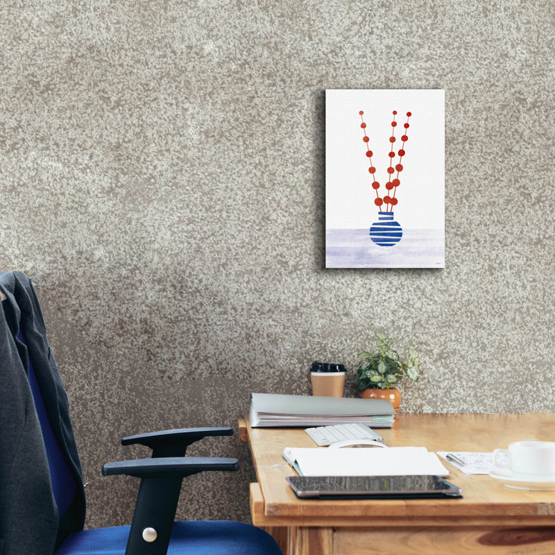 "Fleurs" par Tomas Design, H 18 po x l 12 po x P 0,75 po