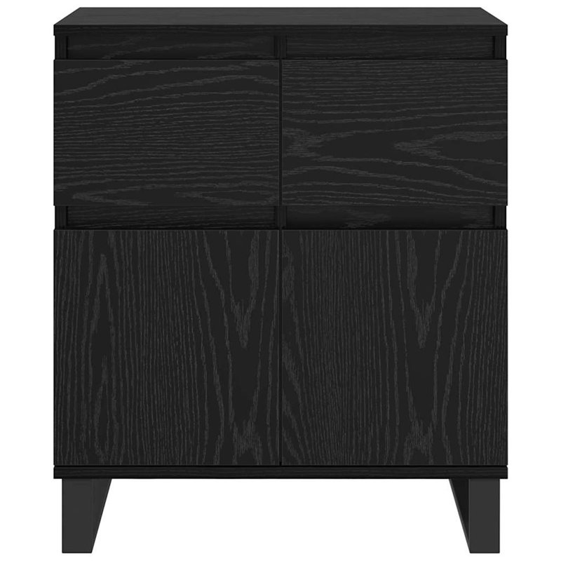 60cm Sideboard, Black Oak