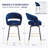 Roellig 29.5 '' Swivel Upholstered Bar Stool with Metal Frame-1474040077