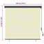  Outdoor Vertical Roller Blind 60cm Balcony Shade Screen Multi Colours-268936368
