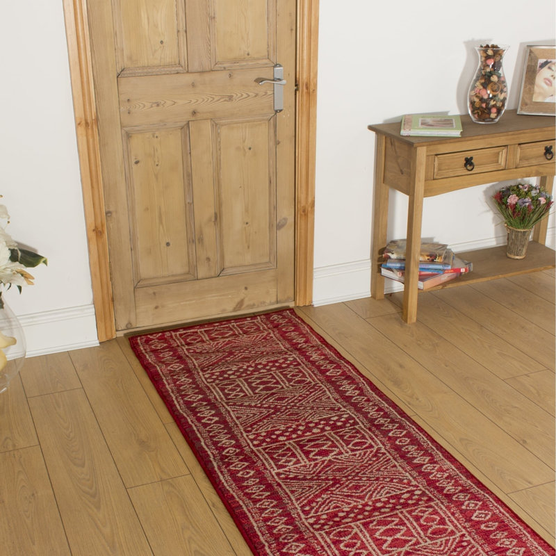Runner Geometric Area Rug, Rectangle 100 x 150cm