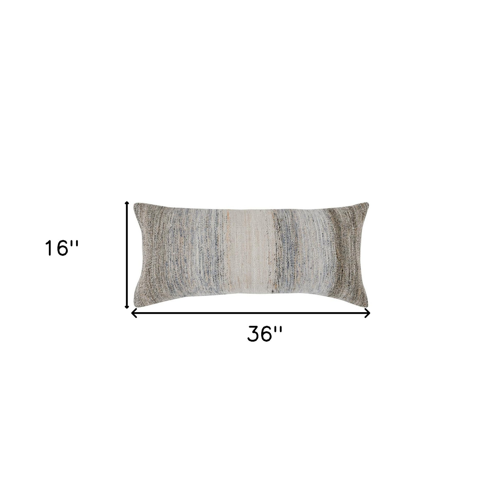 Hopeland Ombre Lumbar Throw Pillow