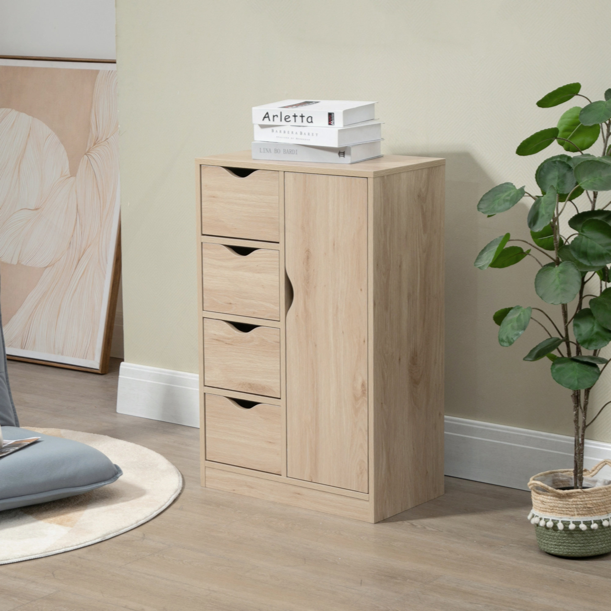 Bureau Pliant Avec 4 Roulettes Pour Petits Espaces Industriel, Cadre En Metal Marron