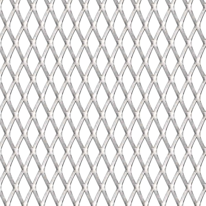 Novinger Stainless Steel Expanded Wire Fence Mesh Panel, 85cm H x 100cm W