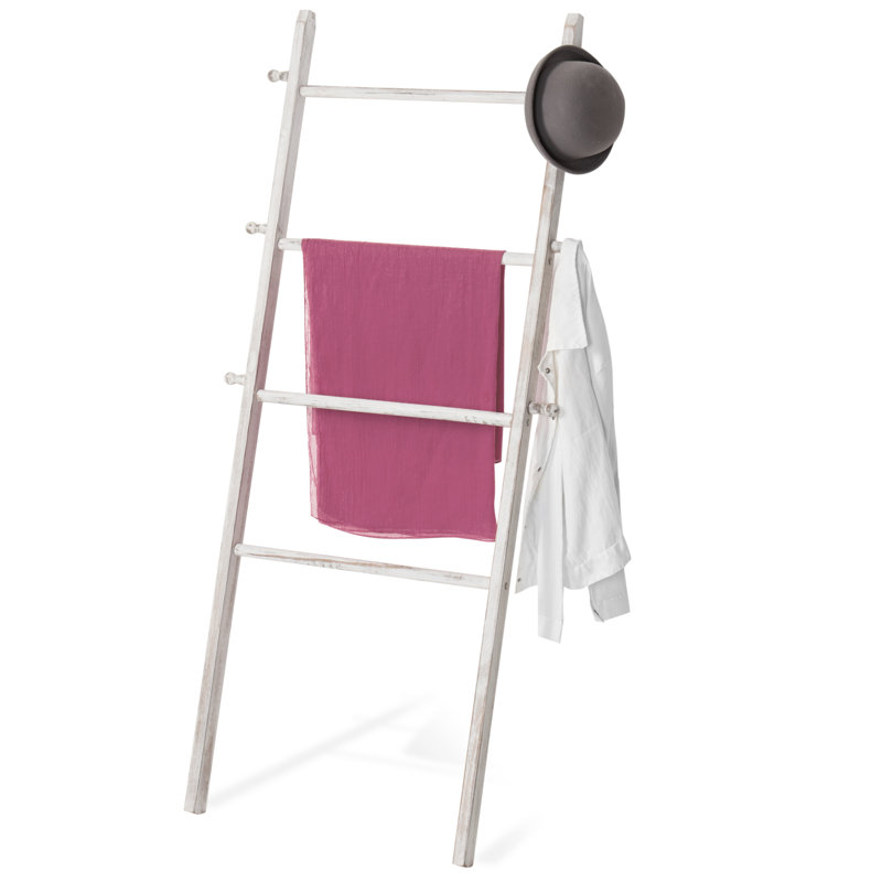 Solid Wood 5.5 ft Blanket Ladder