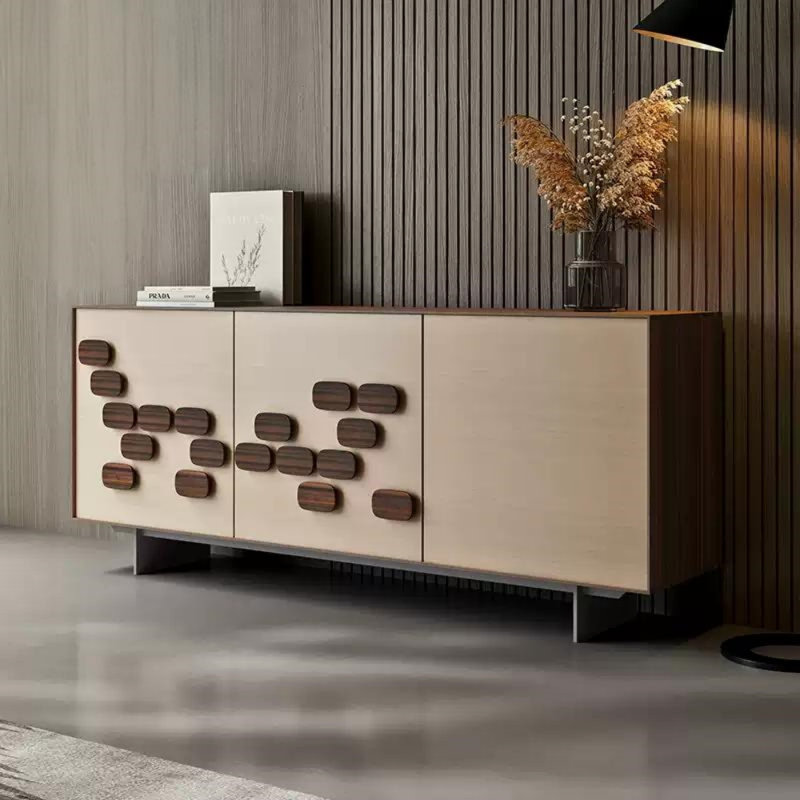 Buffet haut de gamme de style minimaliste, H 29,53 po x l 70,87 po x P 15,75 po