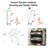 Shoe Storage Cabinet With 2 Flip Louvered Doors-1290629488