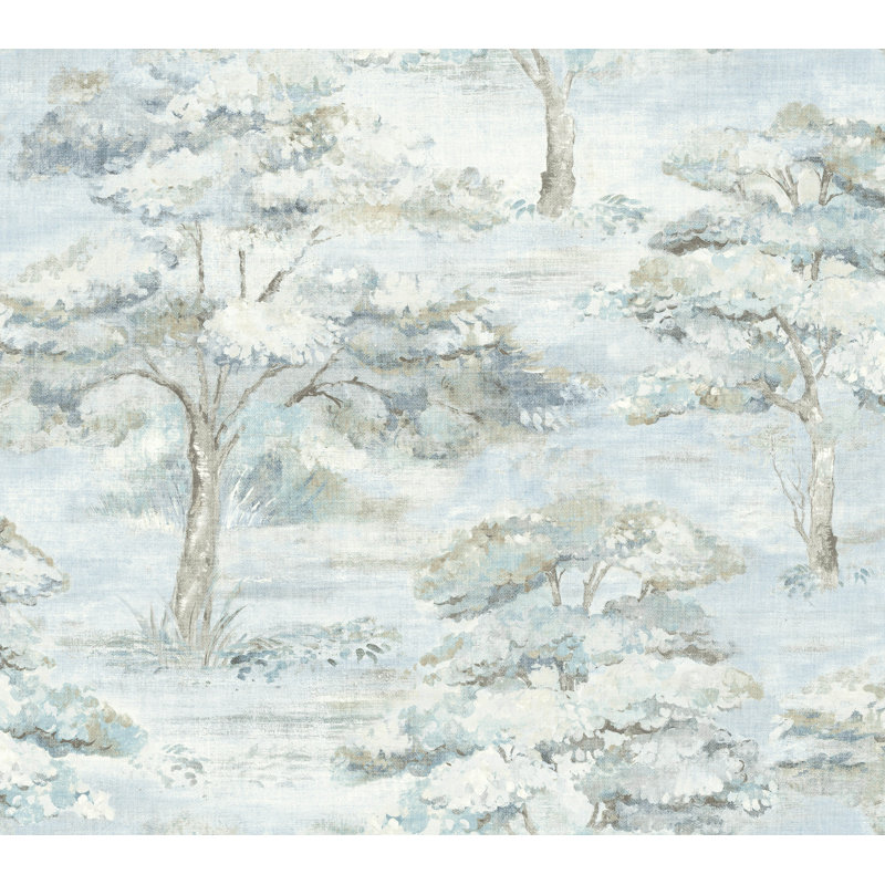 Papier peint Moreno, Bleu