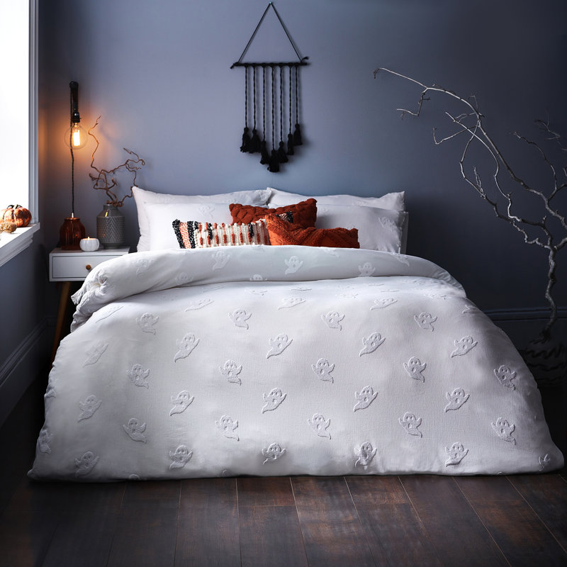 Cotton Abstract Duvet Cover Set with Pillowcases Included, Double Duvet Cover + 2 Standard Pillowcases