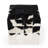 Arnott 18.25'' Wide Genuine Leather Square Patchwork Footstool Ottoman