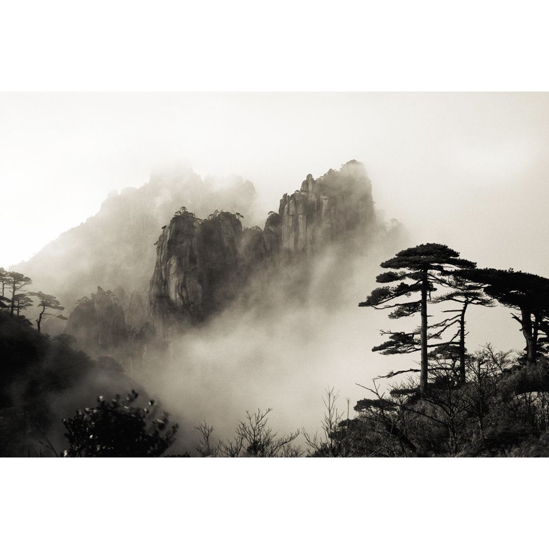 Sanqingshan National Park von KingWu - Druck auf Leinwand ohne Rahmen