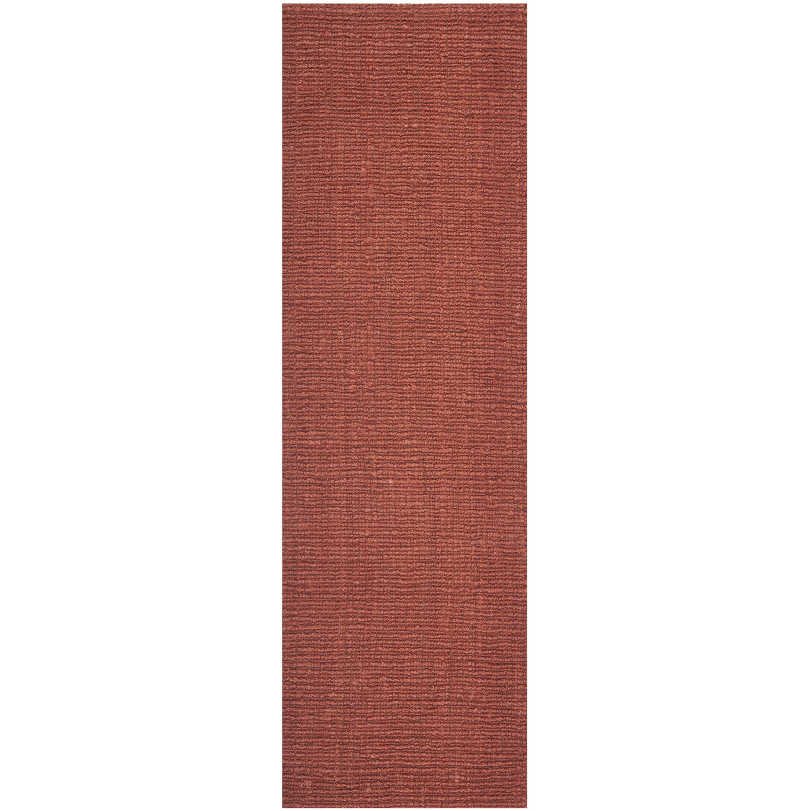 Alda Natural Fiber Hand Woven Jute Solid Color Rug, Runner 2'6" X 14'