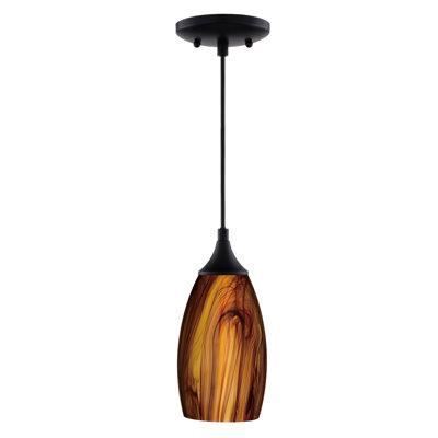 Luminaire suspendu en forme de goutte à 1 lumière Finja