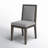 Meria 19.25'' H Linen Blend Upholstered Side Chair-1440122980