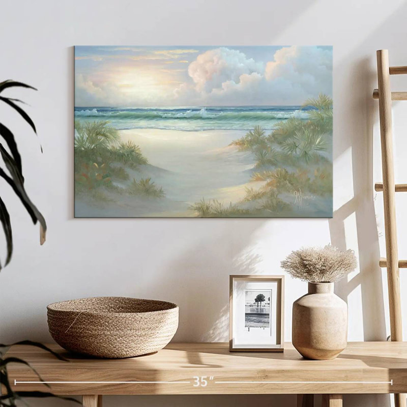 Plage côtière Gillard, H 16 po x l 24 po