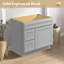 36'' Single Bathroom Vanity Base Only-92410337