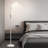 Leira 72.4" Dimmable LED Floor Lamp with Fan USB and Remote