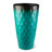 23.75"H Set of 2 Oversized Wavy Texture Turquoise Tall Plastic Planter-347168032