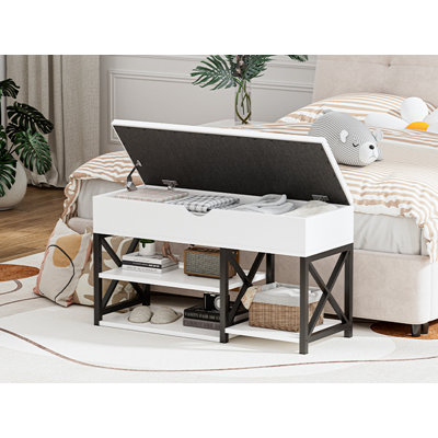 Banc à chaussures avec rangement