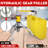 Hydraulic Gear Puller, 15 Ton Max. Capacity Hydraulic Puller, 2 or 3 Jaws