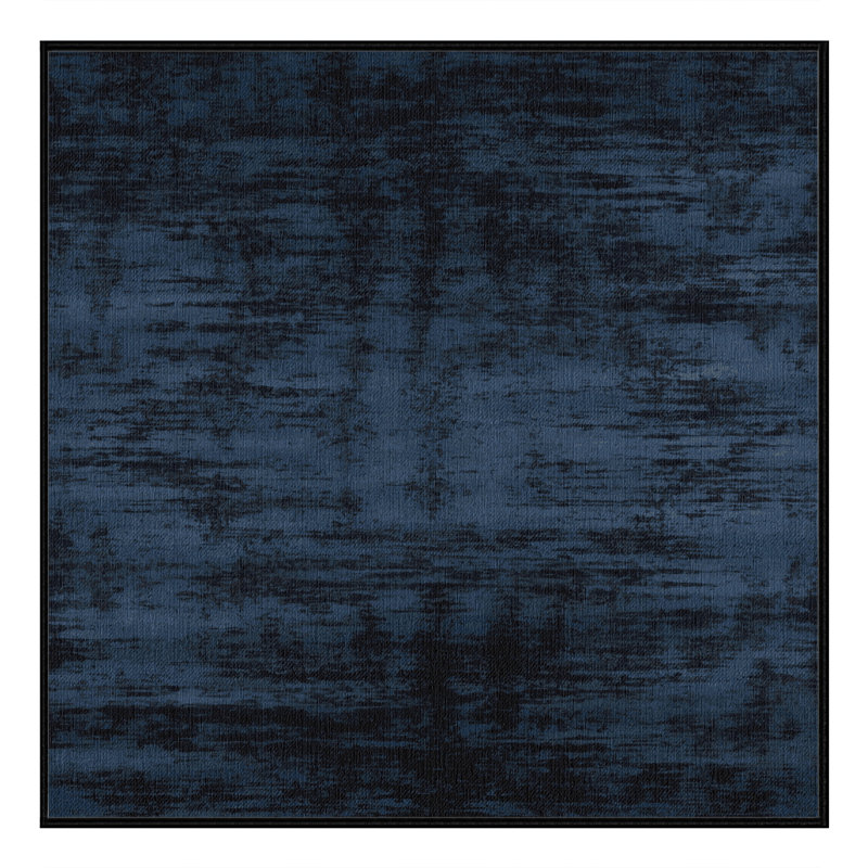 Tapis abstrait gris lavable à la machine, Carré 4 pi