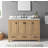 Souther 48'' Single Bathroom Vanity Base Only in Brushed Oak Finish