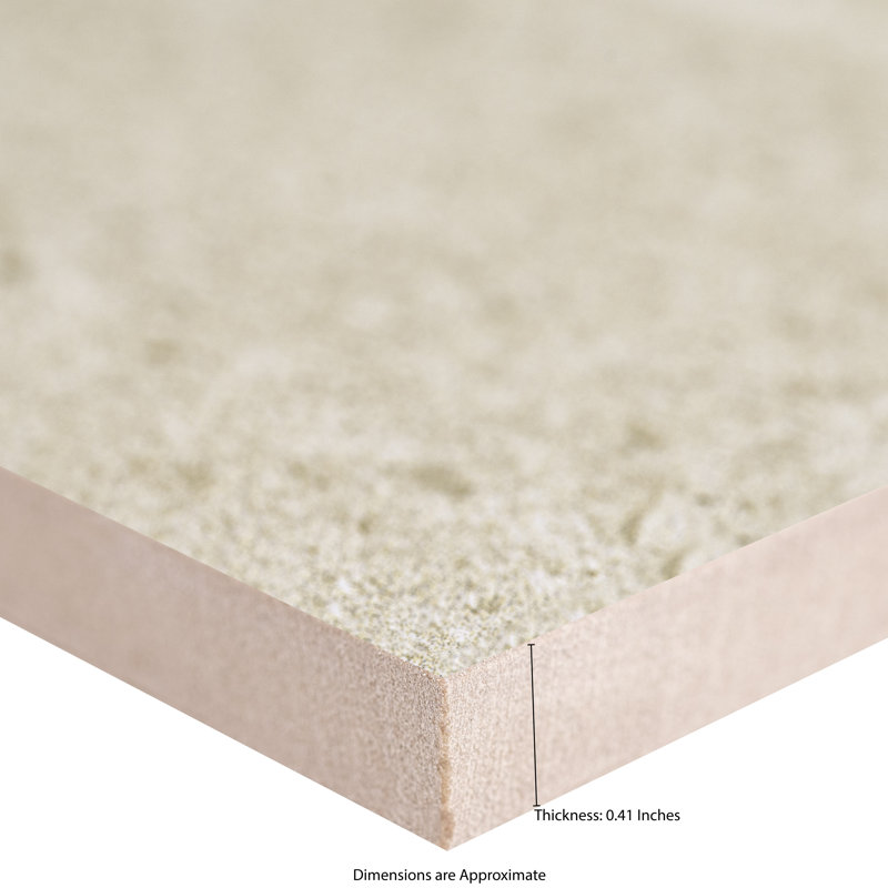 Milena 24 in. x 48 in. Matte Porcelain Stone Look Floor and Wall Tile, Cameo