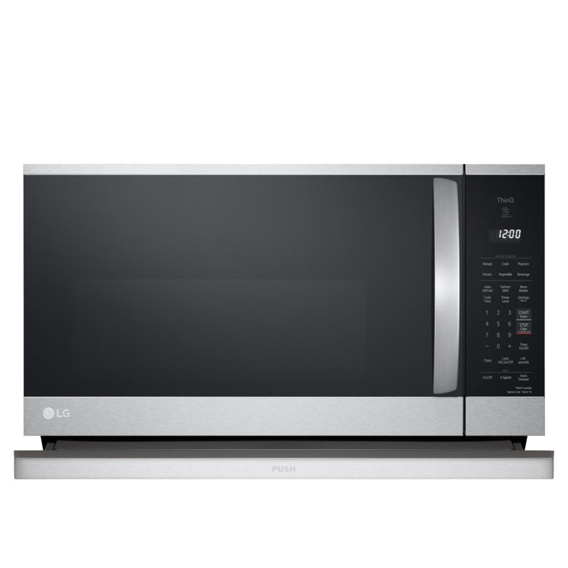 LG 2.1 cu. ft. Smart Wi-Fi Enabled Over-The-Range Microwave Oven with ExtendaVent® 2.0, Chrome