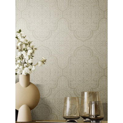 Traditional Damask Wallpaper Roll Non-woven