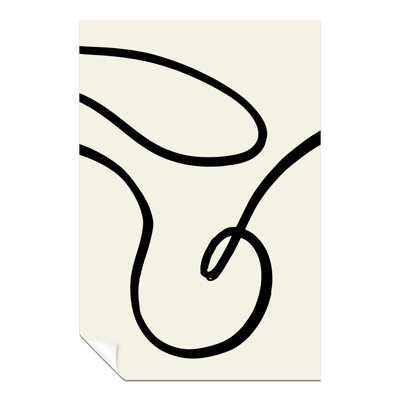 Curved Lines - No Frame Painting