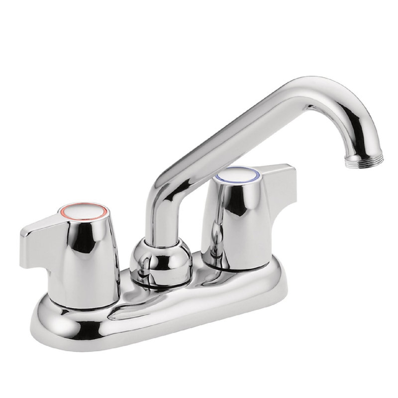 Chrome Dual Handle Centerset Utility Faucet