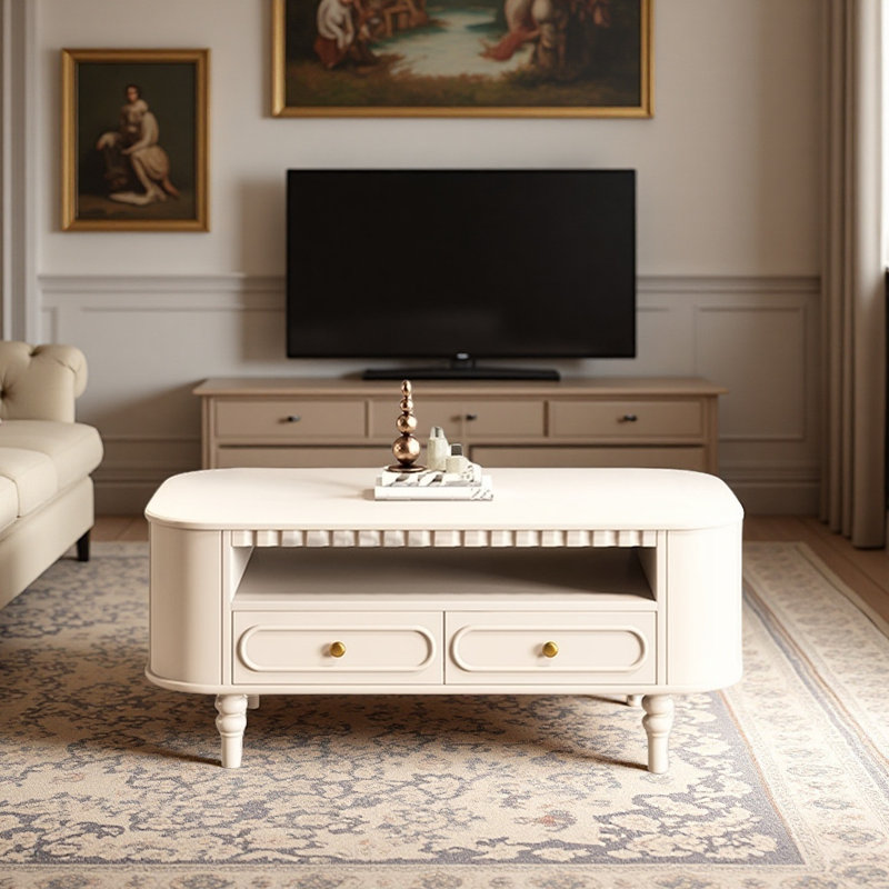 Cécile, Clair, Blanc, H 19,69 po x l 53,15 po x P 27,56 po