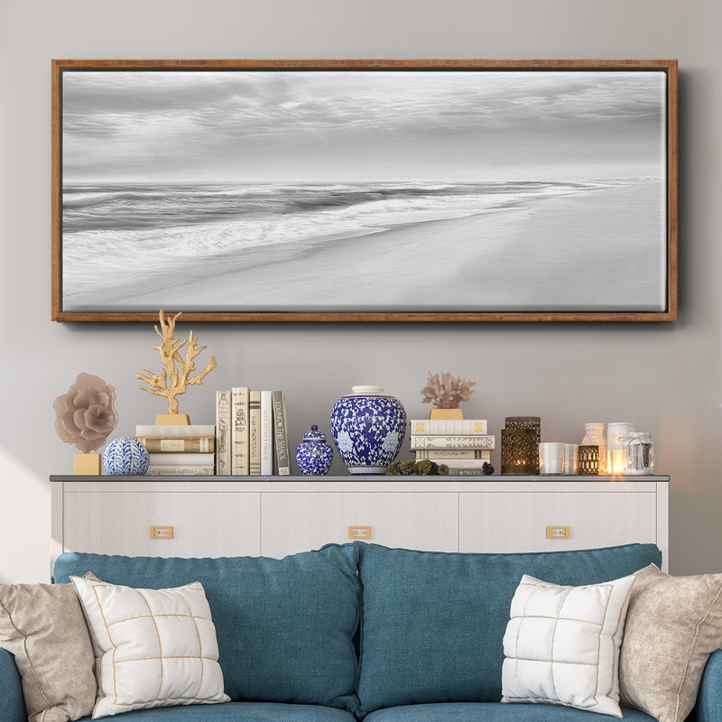 Scenic Shores II - toile encadrée, H 24 po x l 60 po