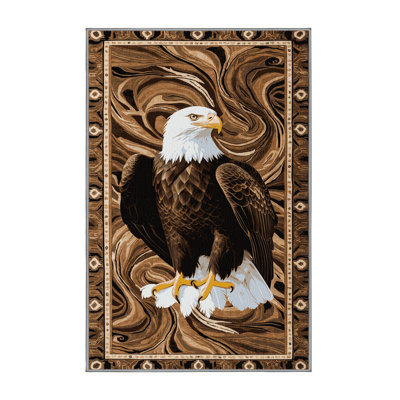  Tapis lavable aigle à tête blanche