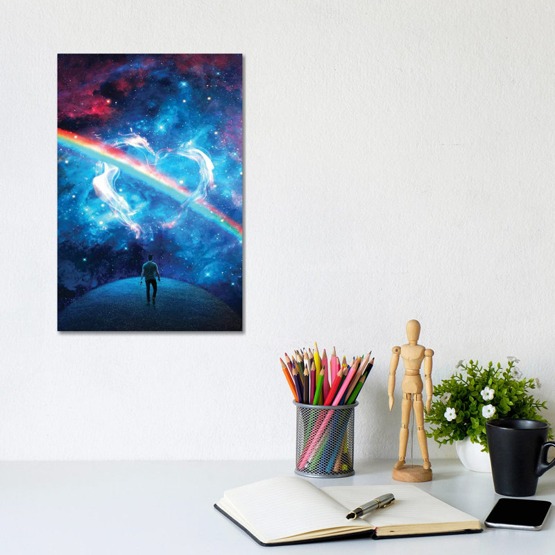 Pride 1 Piece Wrapped Canvas Wall Art, 20.32 cm H x 30.48 cm W