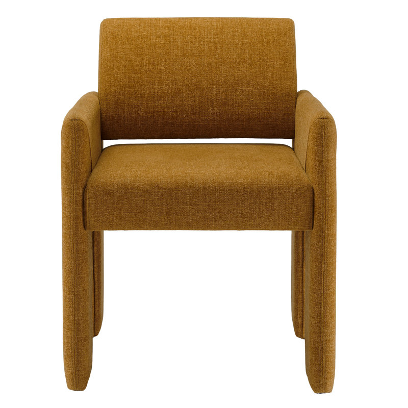 Chaise rembourrée Daven, Cuivre, Cuivre