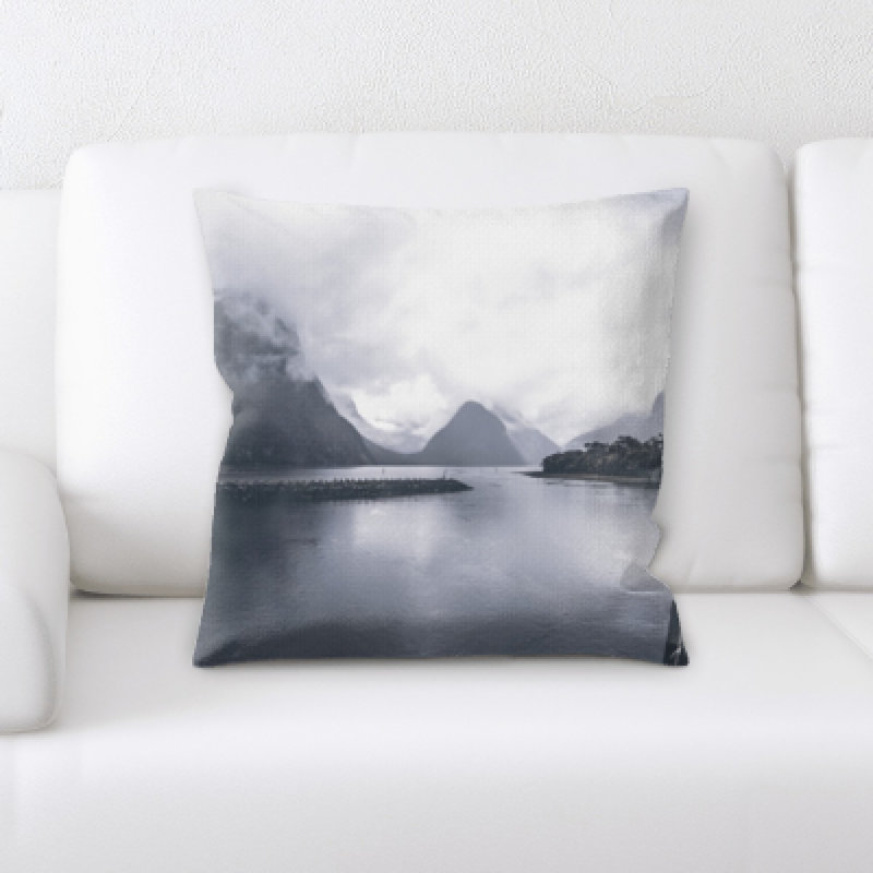 Microsuede Reversible Throw Pillow