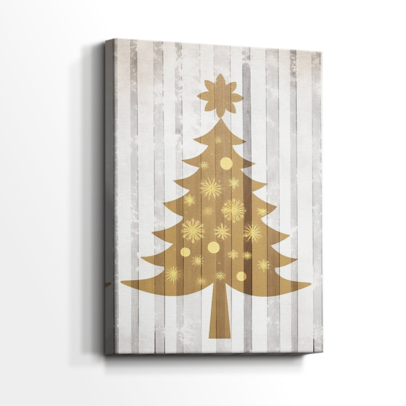 «Dawn of Gilded Blessing» - Toile tendue avec châssis de qualité supérieure, H 18 po x l 12 po