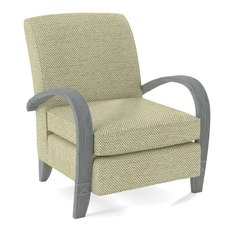 Vero Armchair, White Sugar Performance; 0863-91, Nickel