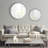 Beaded Round Wall Mirror 36"D-2054780224