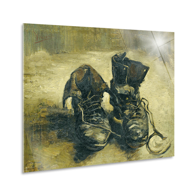 Shoes 2 by Vincent Van Gogh - No Frame Painting on Plastic / Acrylic, 65cm H x 95cm W