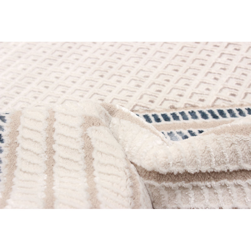 Bentley Ivory Rug, Rectangle 5' x 8'