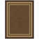 Non-Slip Bordered Area Rug For Living Room, Hallway, Entryway Rug