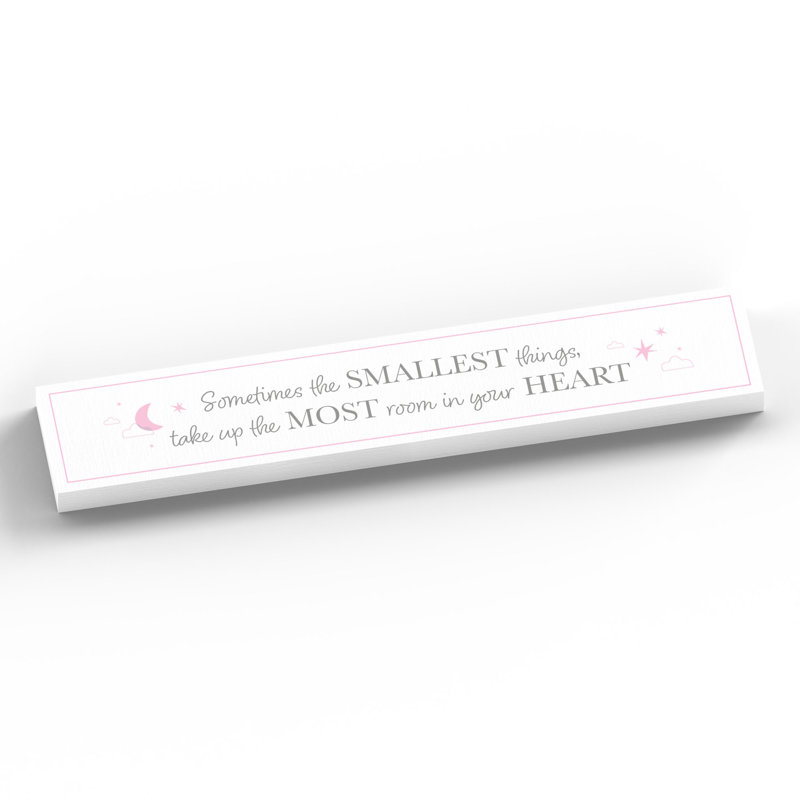 Cumbria Text & Numbers Letter Block, White/Pink