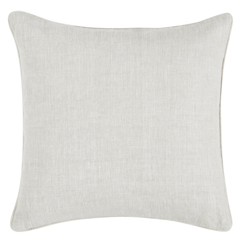Lamia 22" Cotton Velvet Fabric Botanical Clay Throw Pillow, Green