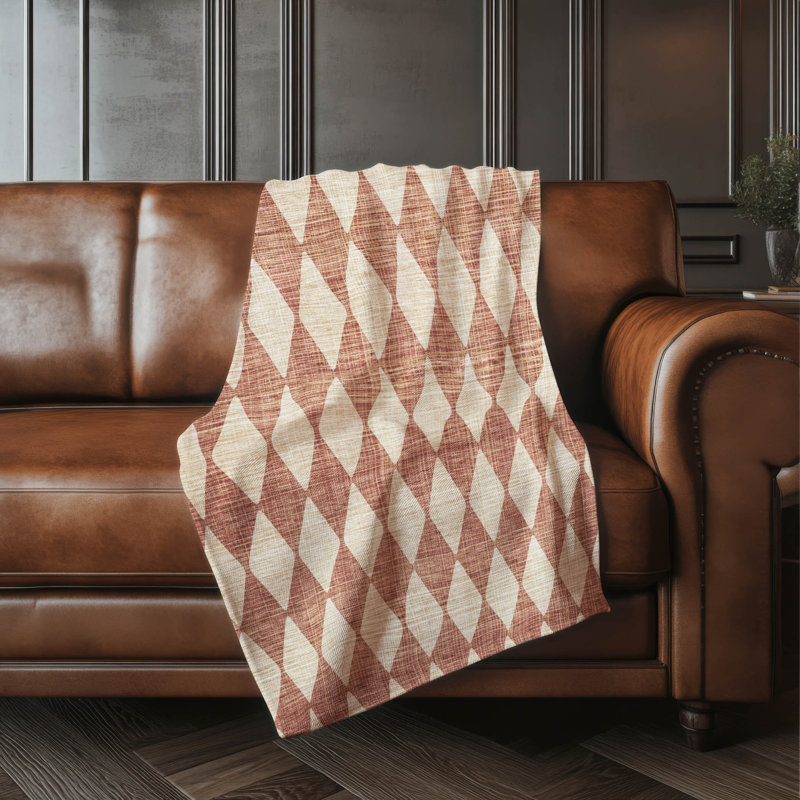 Jeté en sherpa Addison ASB578, Paprika