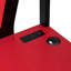 Structure de lit superposé pleine grandeur avec bureau surdimensionné à fixation latérale, avec ports de charge USB et œillets de câble, avec bande d'éclairage à DEL, structure de loft Esports robuste - Design rouge-2127182105