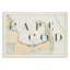 «Cape Cod Beach Vintage Map Word Design», impression-1979295866-1979295867