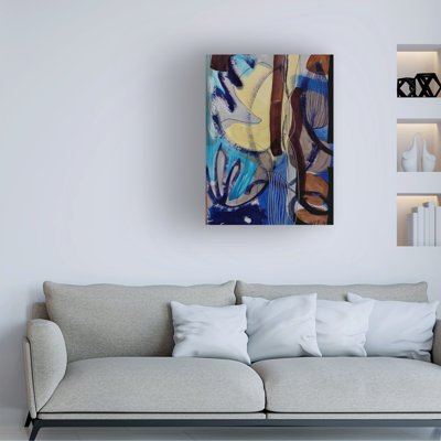 Monika Riethmueller Little Fish Big Fish I Canvas Art